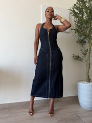 Indigo Denim Dress