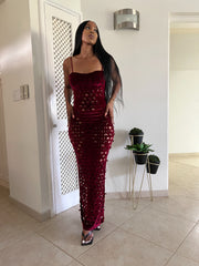 Crimson Calypso Dress