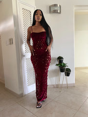 Crimson Calypso Dress